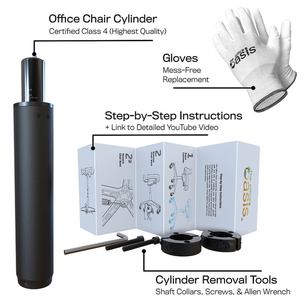 Office Chair Cylinder Replacement Removal Tools Included – The
