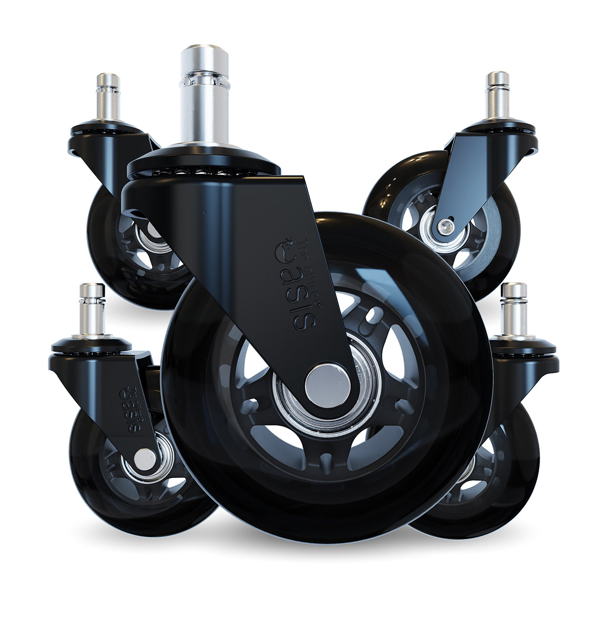 The Original Rollerblade Office Chair Wheels Black