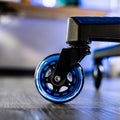 gaming office chair wheels blue