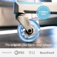 chair wheels featured on lightblue