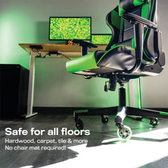 The Original Rollerblade Office Chair Wheels Green