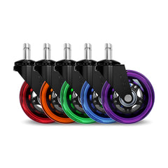 The Original Rollerblade Office Chair Wheels Rainbow