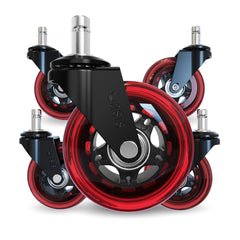 The Original Rollerblade Office Chair Wheels Red