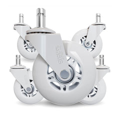The Original Rollerblade Office Chair Wheels White