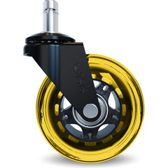 The Original Rollerblade Office Chair Wheels Yellow