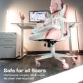 chair wheels safe for all floors pink