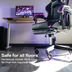 The Original Rollerblade Office Chair Wheels Purple