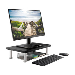 computer monitor stand black