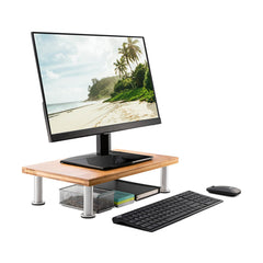 computer monitor stand natural