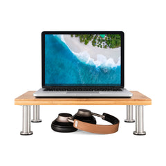 laptop monitor riser natural