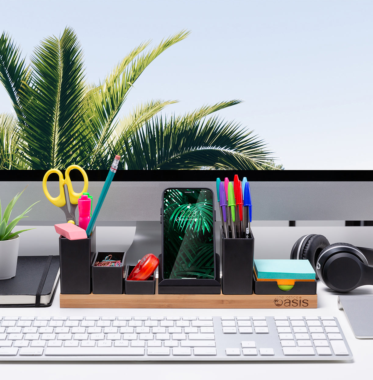 Bamboo Desk Organizer The Office Oasis